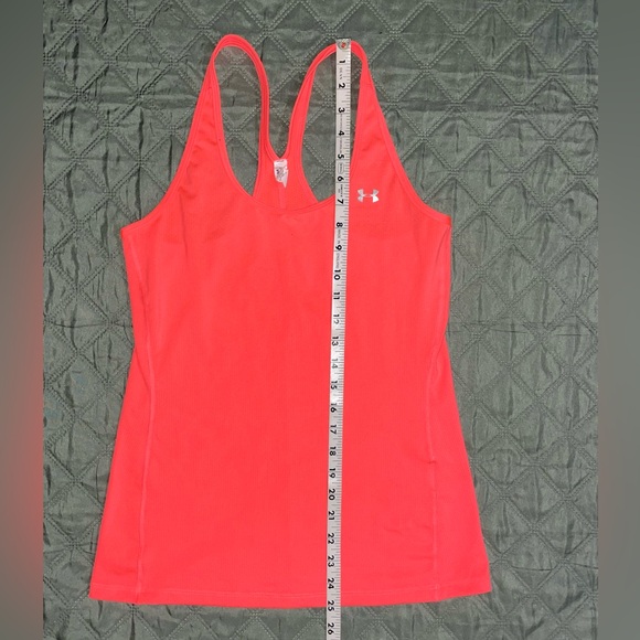 UNDER ARMOUR Womens' HEATGEAR ScoopTank with matching Sports Bra, EUC, sz Small - Picture 8 of 15